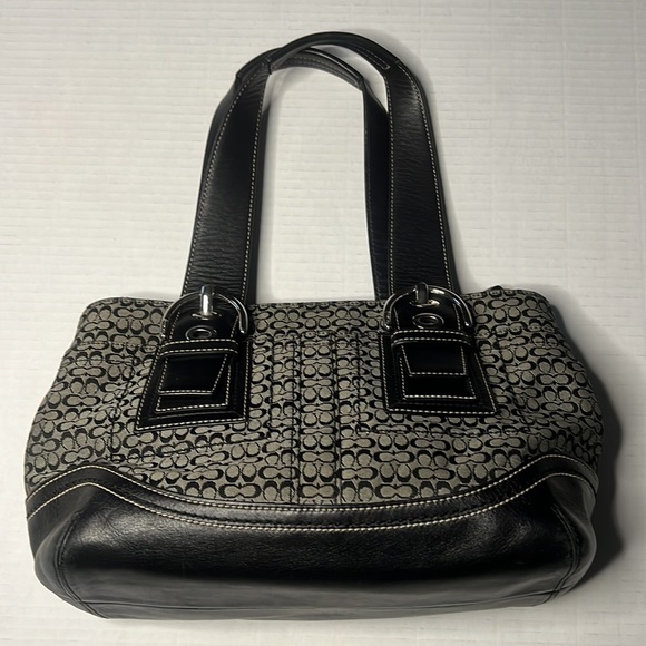 Coach Mini Monogram Black Bag - Picture 2 of 6